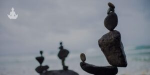 Pierres zen en équilibre