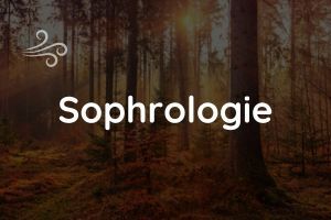 titre sophrologie sur fond de nature