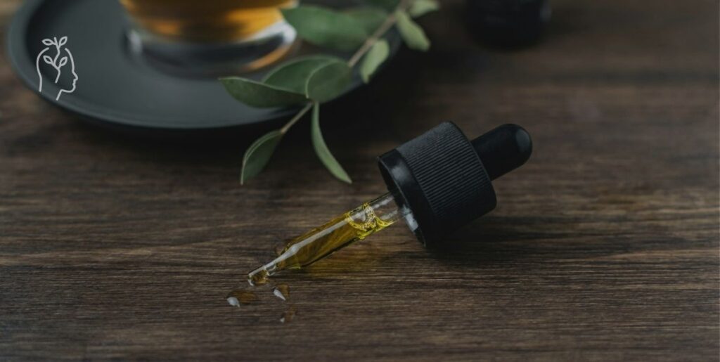 Fiole d'huile essentielle contre le stress